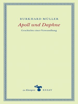 cover image of Apoll und Daphne